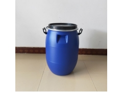 50升塑料桶-50L藍色鐵箍塑料桶